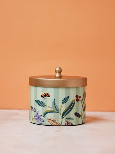 Bloom Room Metal Canister - Mint Green