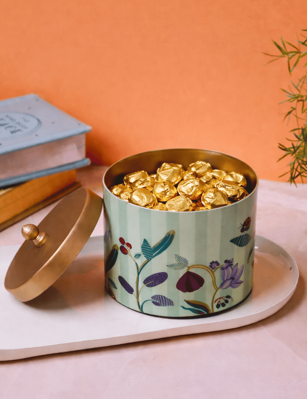 Bloom Room Metal Canister - Mint Green