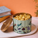 Bloom Room Metal Canister - Mint Green