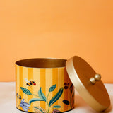 Bloom Room Metal Canister - Yellow