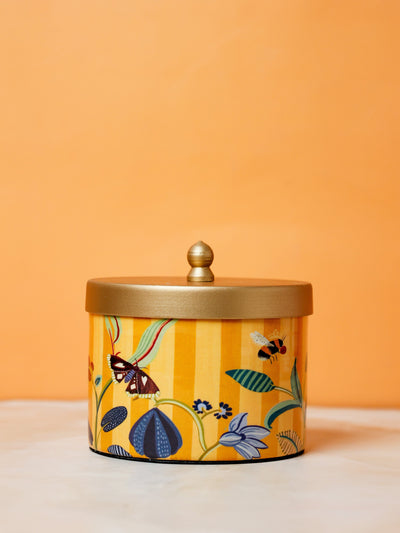 Bloom Room Metal Canister - Yellow