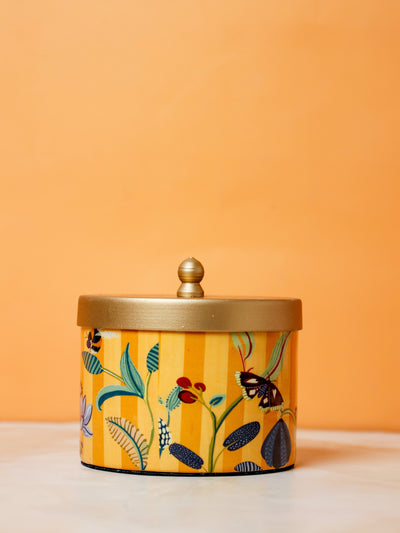 Bloom Room Metal Canister - Yellow