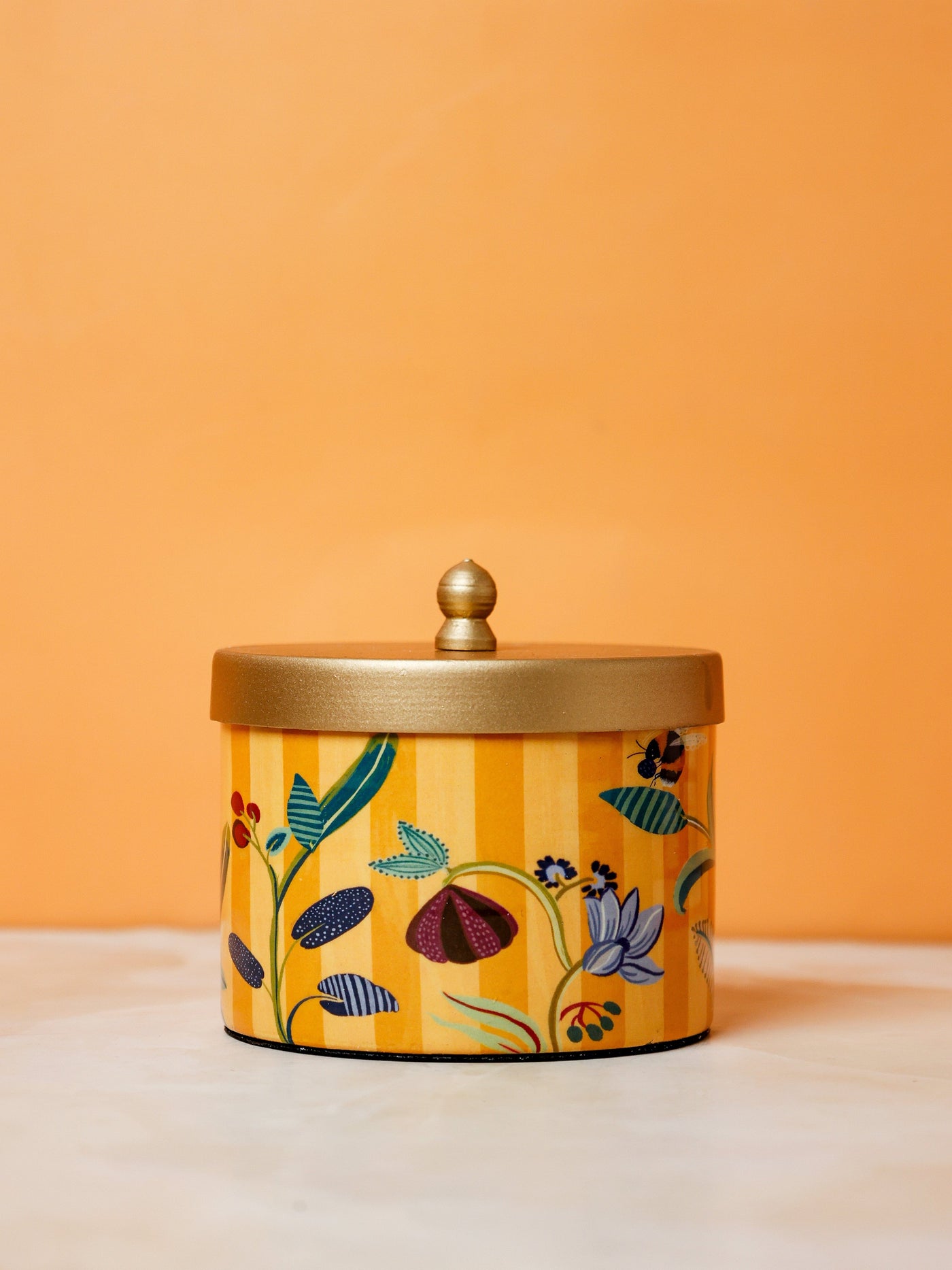 Bloom Room Metal Canister - Yellow