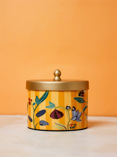 Bloom Room Metal Canister - Yellow