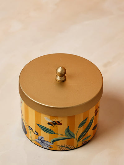 Bloom Room Metal Canister - Yellow
