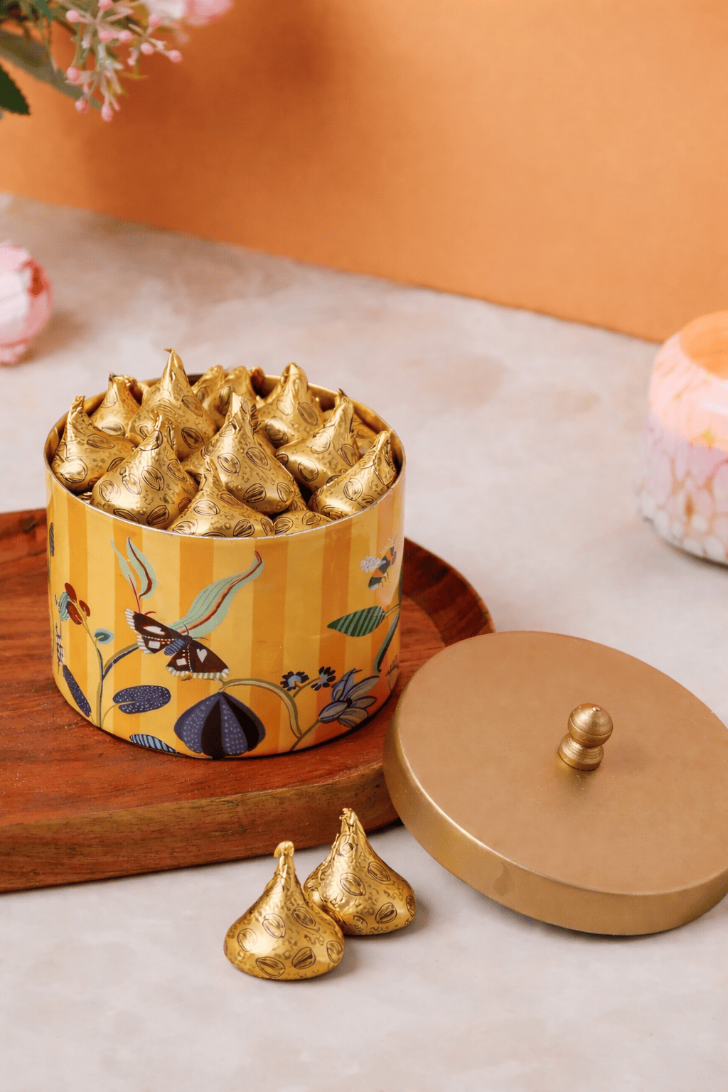 Bloom Room Metal Canister - Yellow