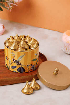 Bloom Room Metal Canister - Yellow