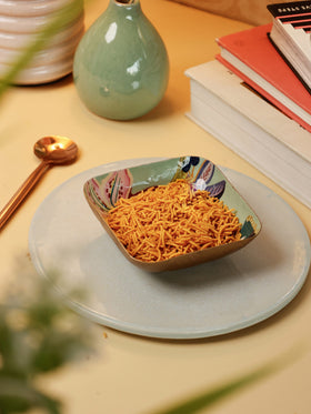 Bloom Room Metal Nut Bowl - Mint Green