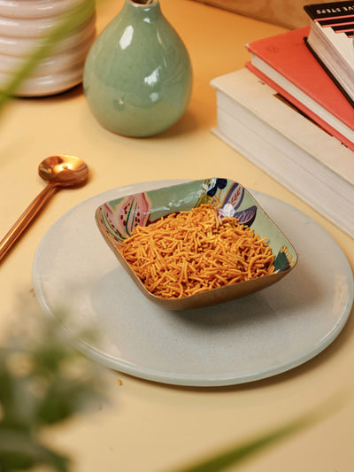 Bloom Room Metal Nut Bowl - Mint Green