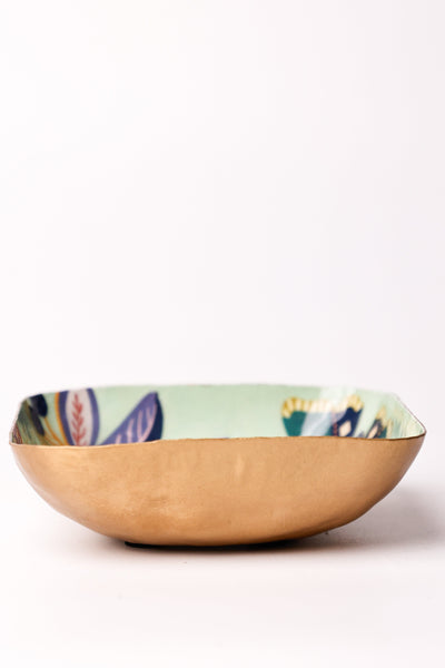Bloom Room Metal Nut Bowl - Mint Green