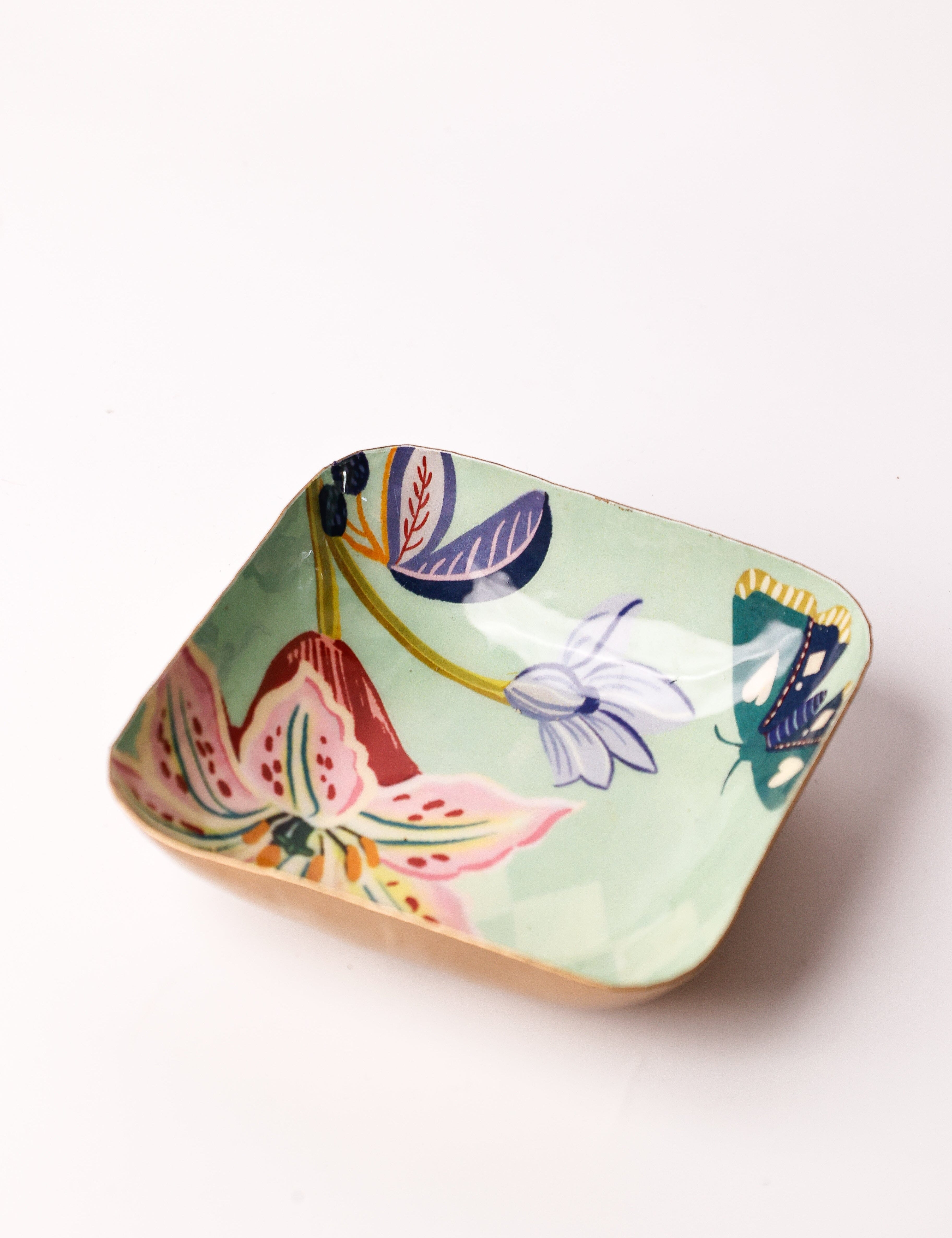 Bloom Room Metal Nut Bowl - Mint Green
