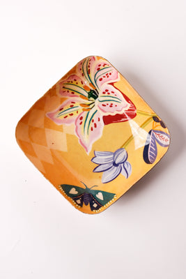 Bloom Room Metal Nut Bowl - Yellow