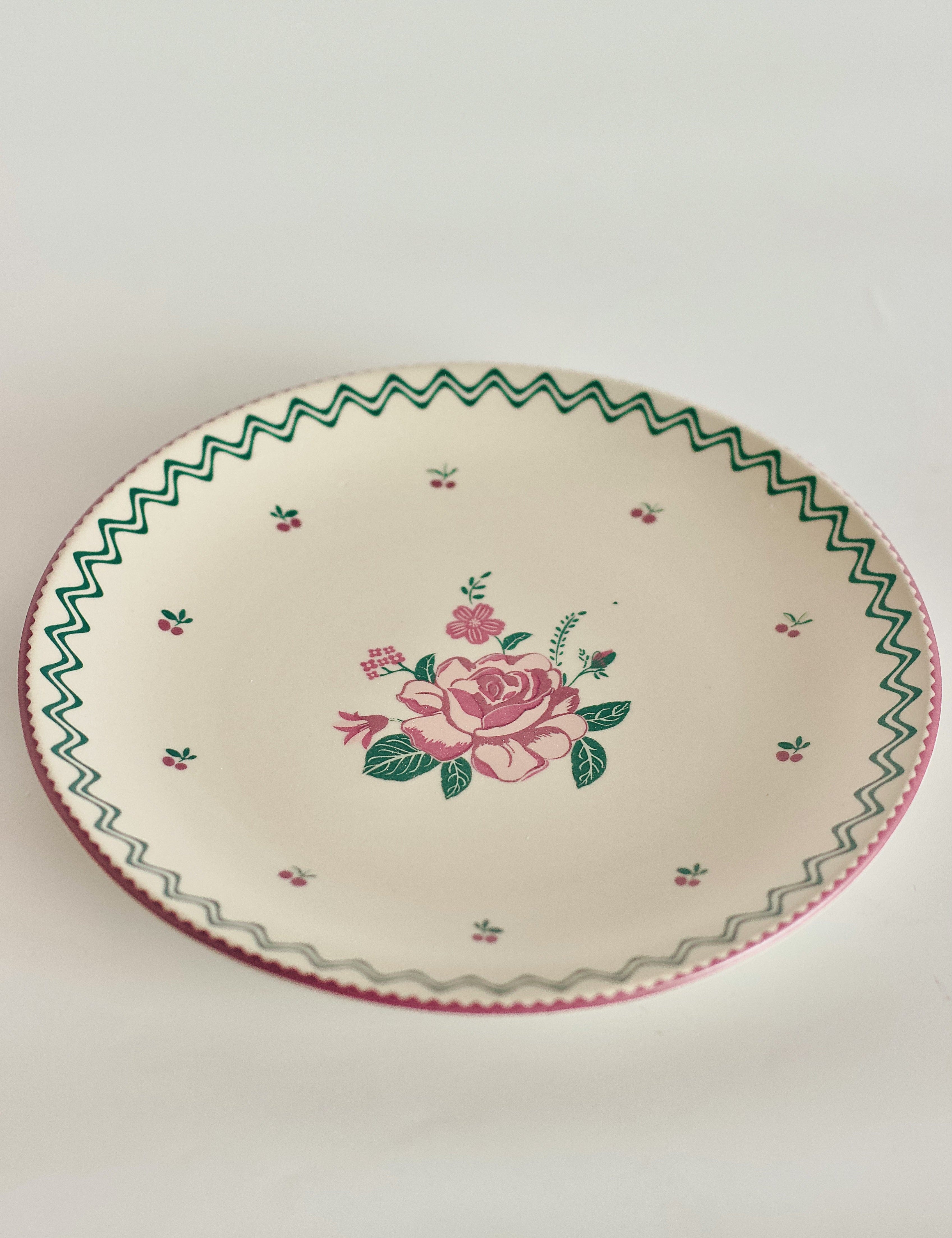 Bloomsberry Ceramic Coupe Plate | The Wishing Chair