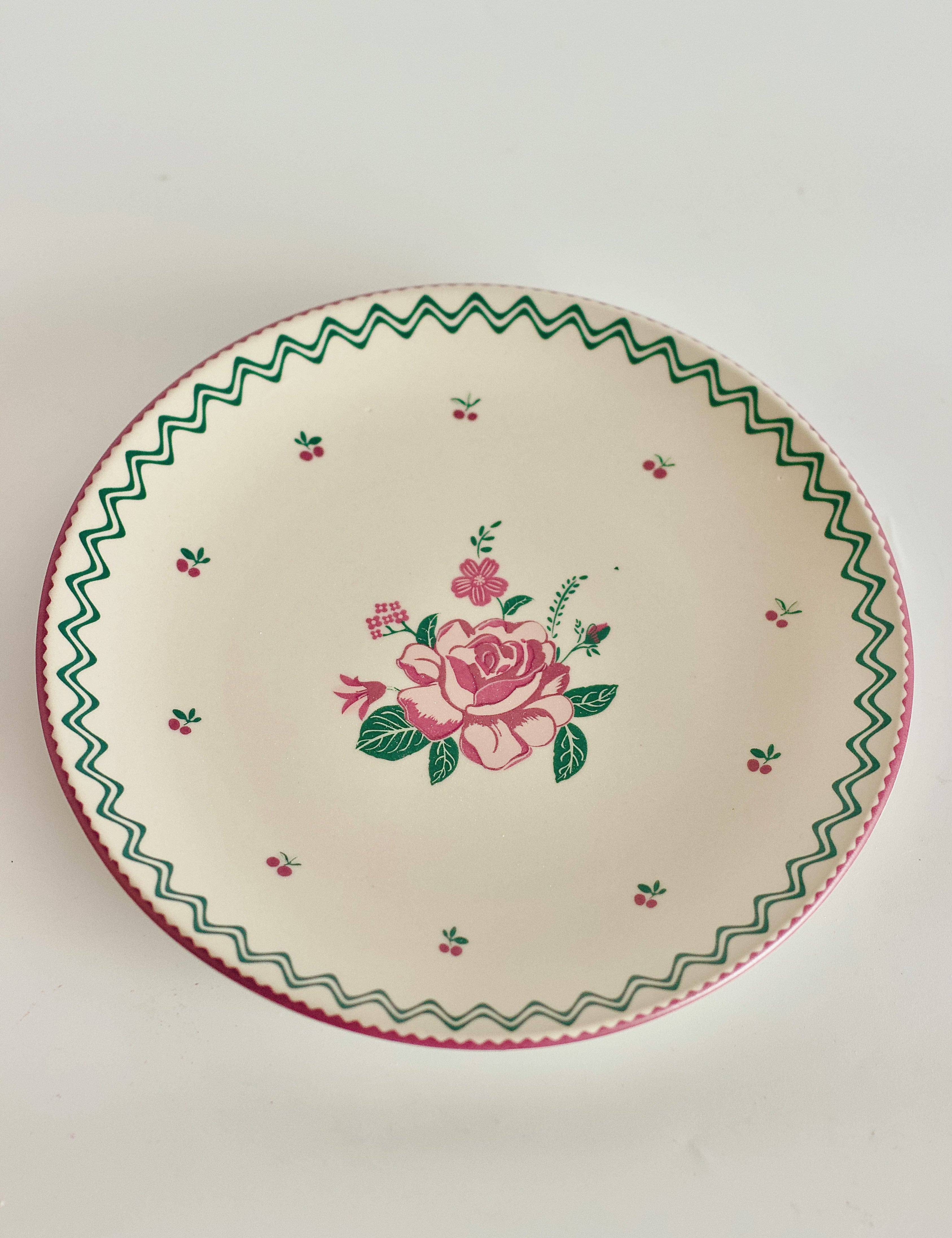 Bloomsberry Ceramic Coupe Plate | The Wishing Chair