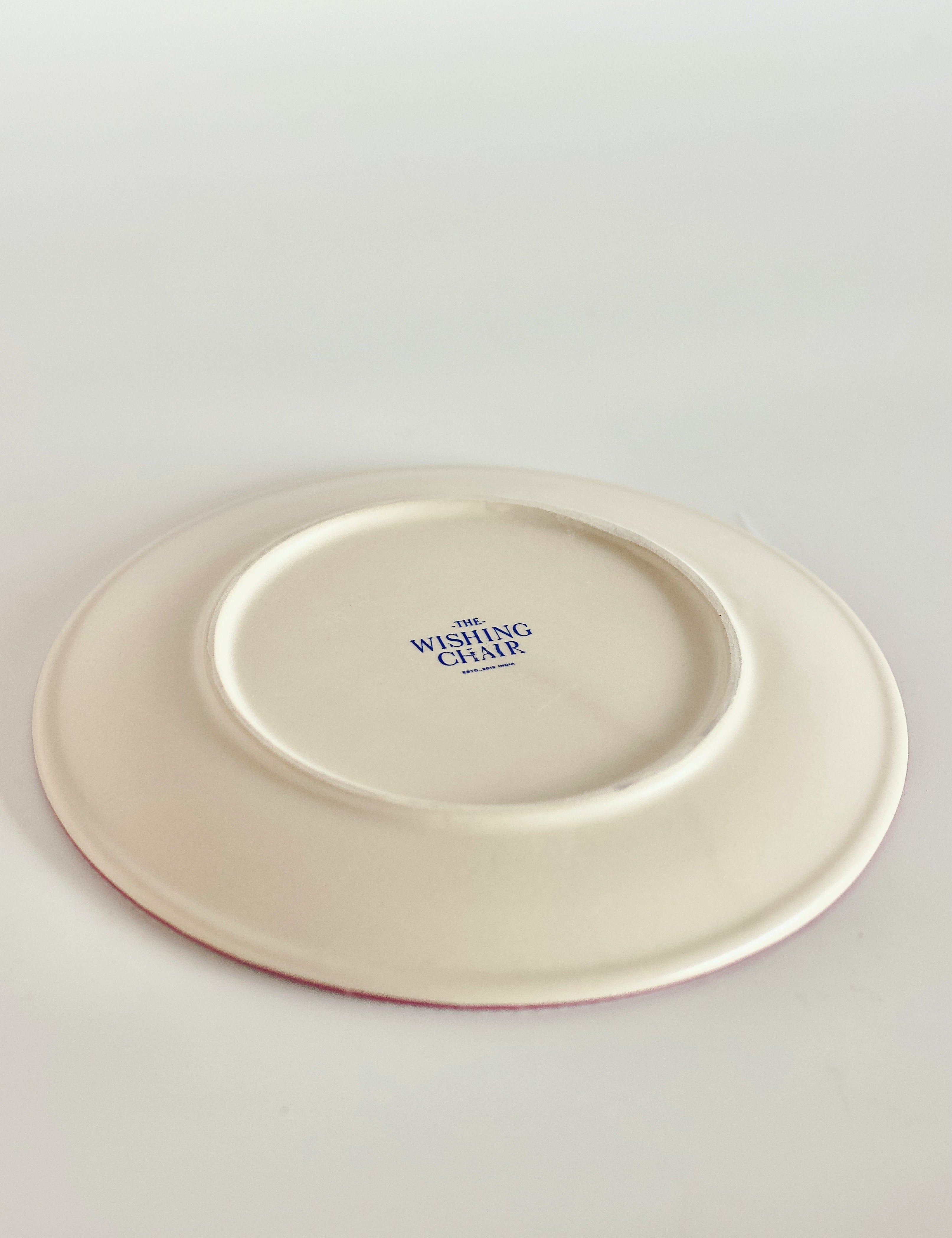 Bloomsberry Ceramic Coupe Plate | The Wishing Chair