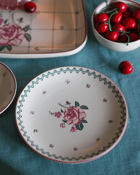 Bloomsberry Ceramic Coupe Plate