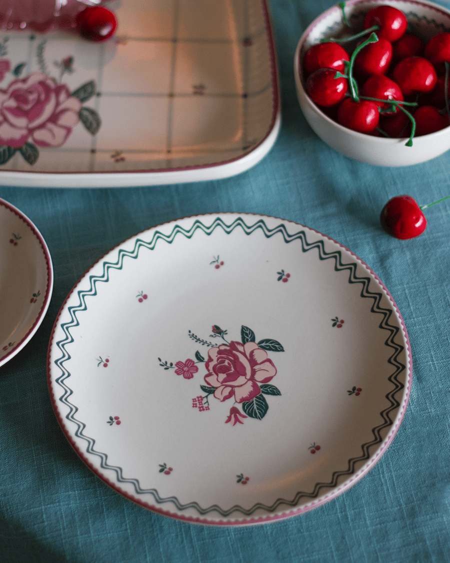 Bloomsberry Ceramic Coupe Plate