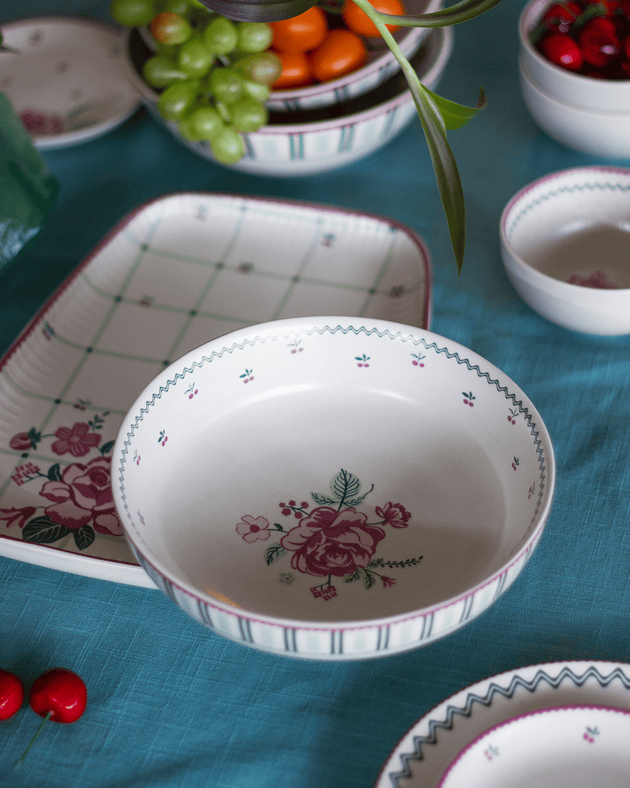 Bloomsberry Ceramic Pasta Bowl 18.5 cm