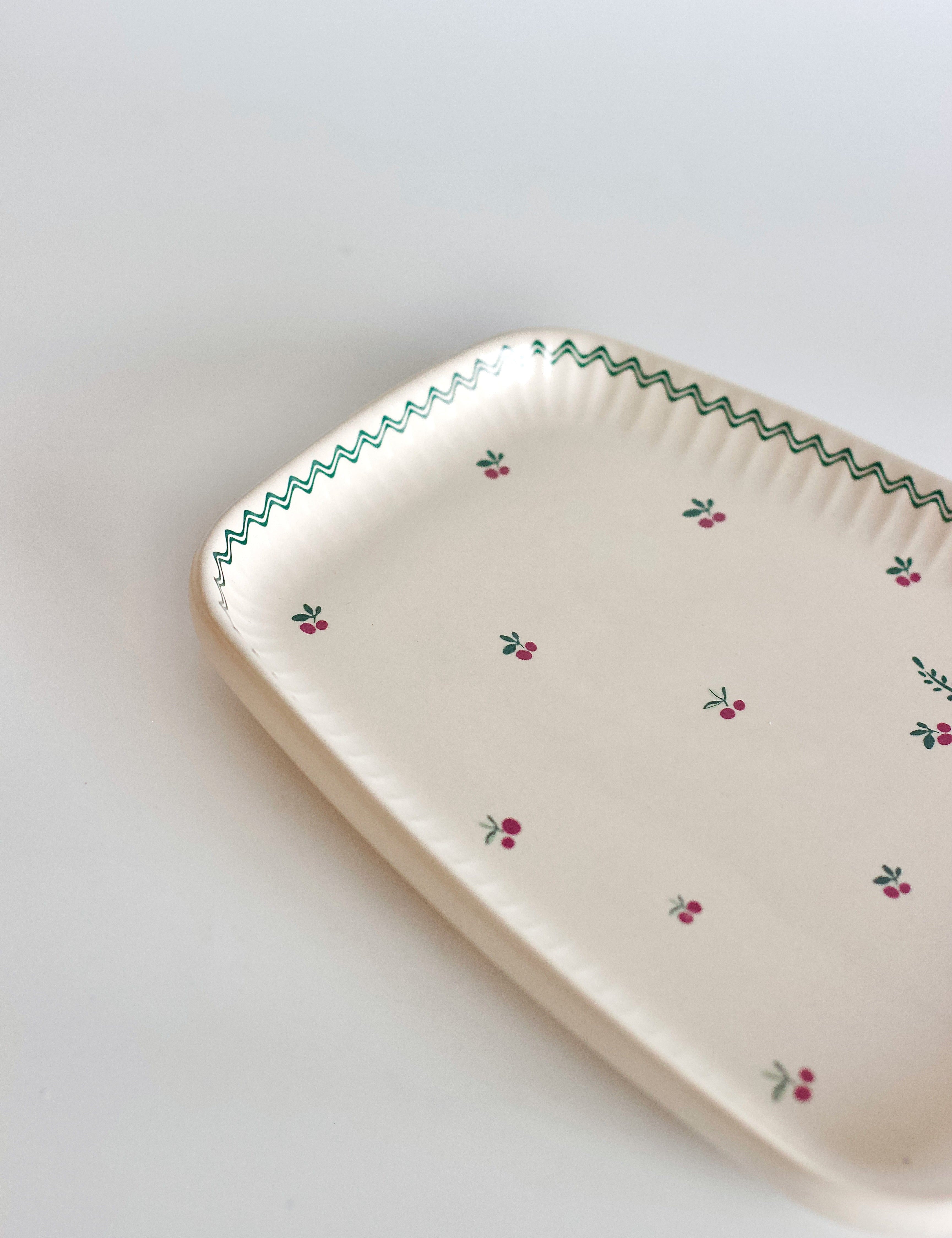Bloomsberry Ceramic Ravonna Platter 21 cm