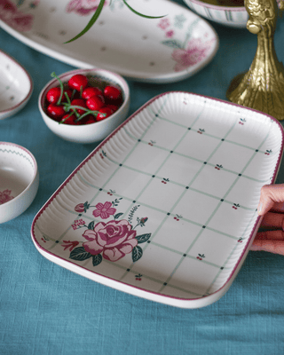 Bloomsberry Ceramic Ravonna Platter 27 cm
