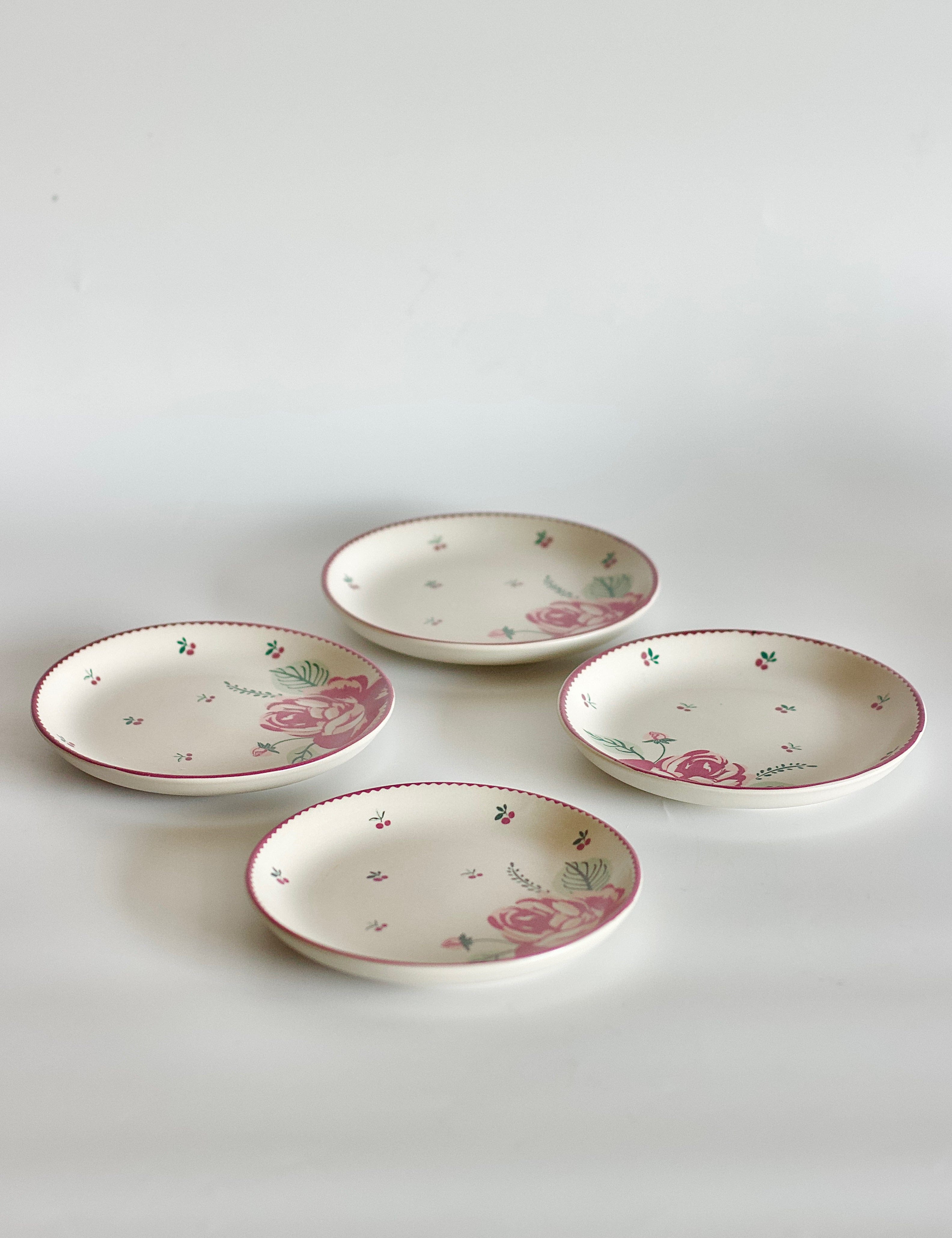 Bloomsberry Ceramic Snacks Plate 12cm - Set of 4 | The Wishing Chair