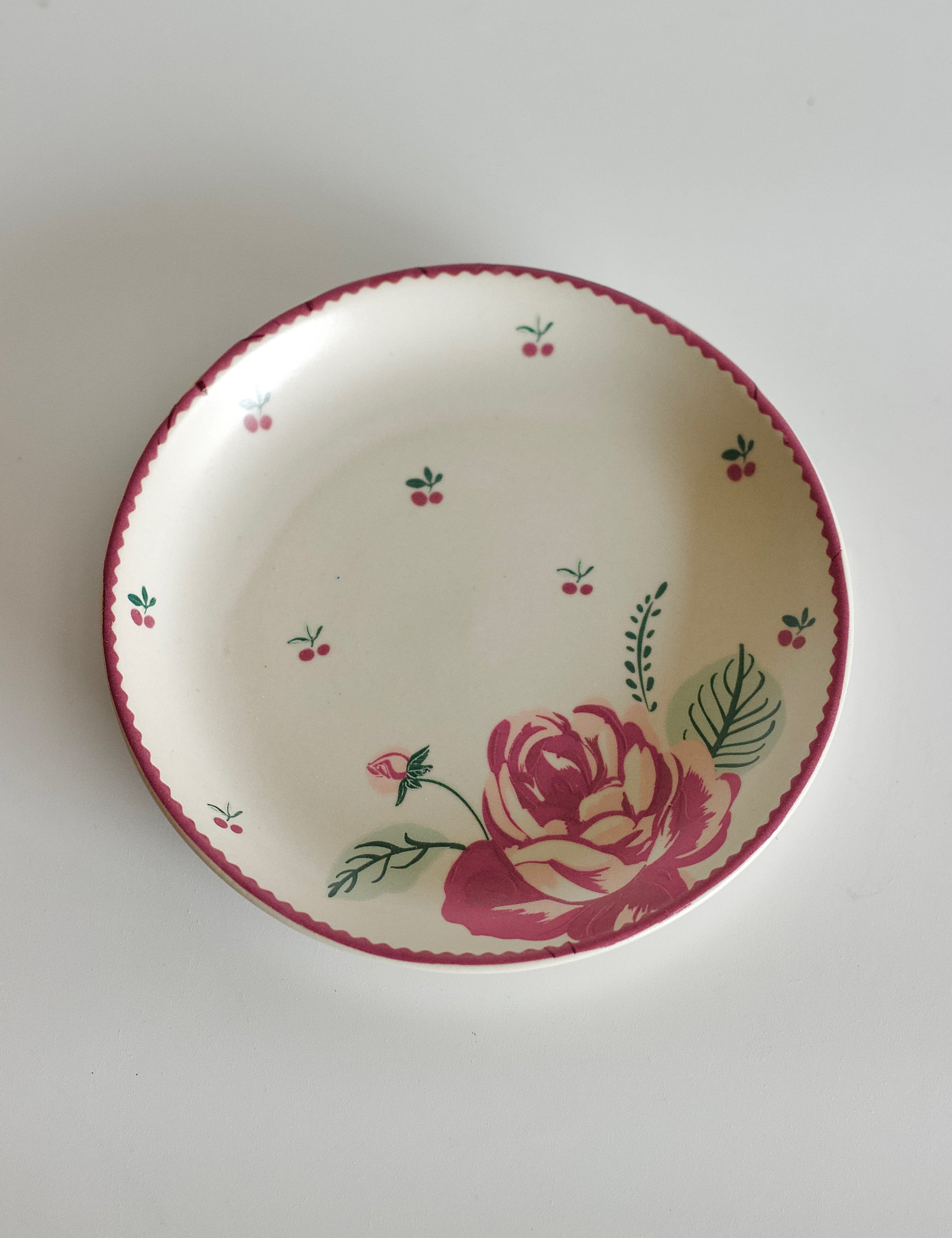 Bloomsberry Ceramic Snacks Plate 12cm - Set of 4 | The Wishing Chair