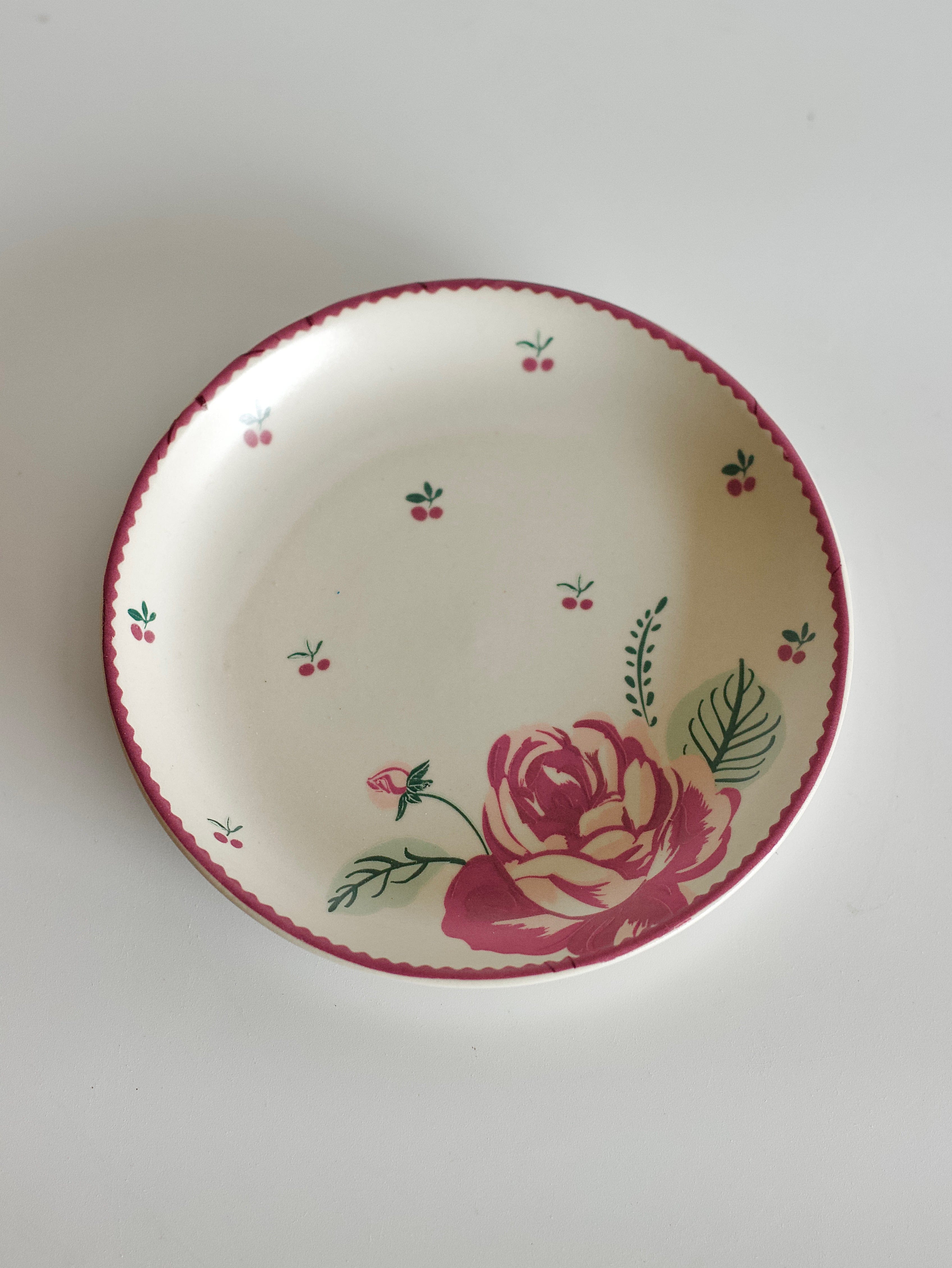 Bloomsberry Ceramic Snacks Plate 12cm - Set of 4 | The Wishing Chair