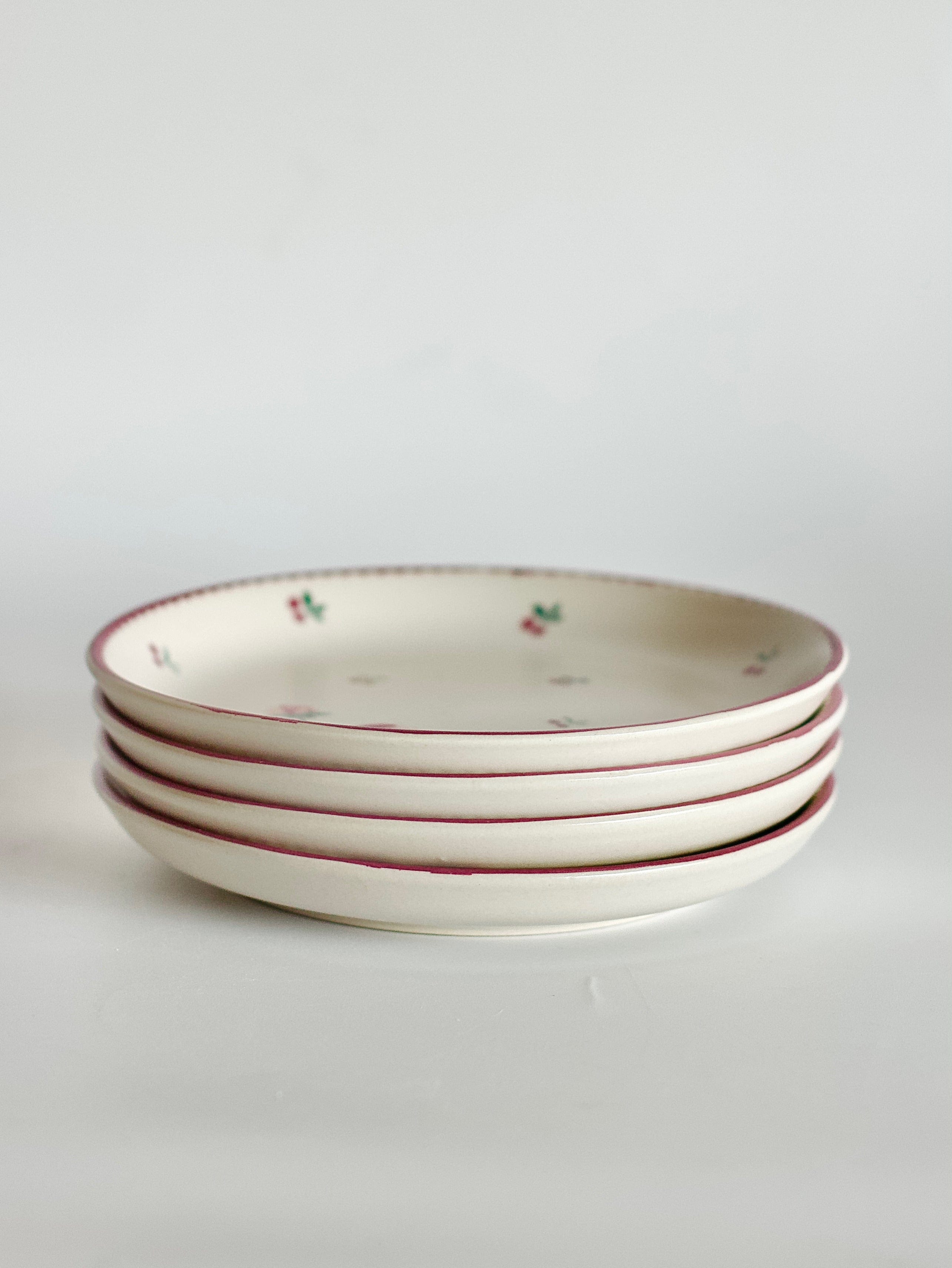 Bloomsberry Ceramic Snacks Plate 12cm - Set of 4 | The Wishing Chair