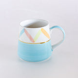 Blue - Aqua Waves Handpainted Ceramic Mug