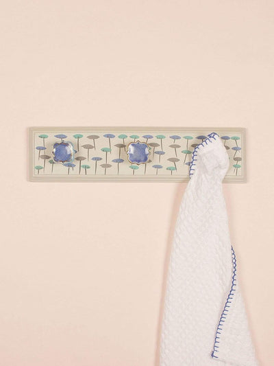 Blue Ceramic Knobs Wall Hook