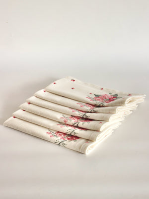 Blushstroke Fabric Napkins - Set of 6