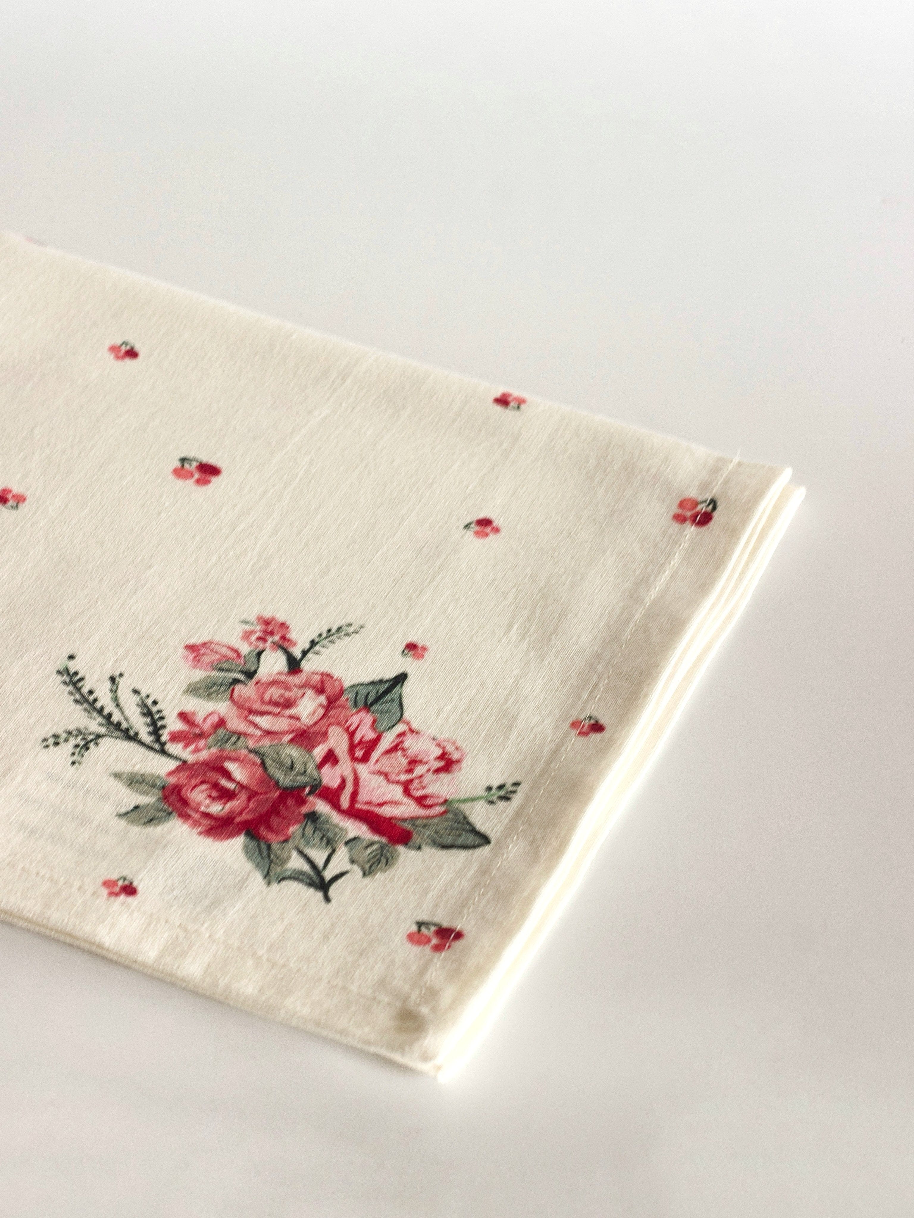 Blushstroke Fabric Napkins - Set of 6 | The Wishing Chair