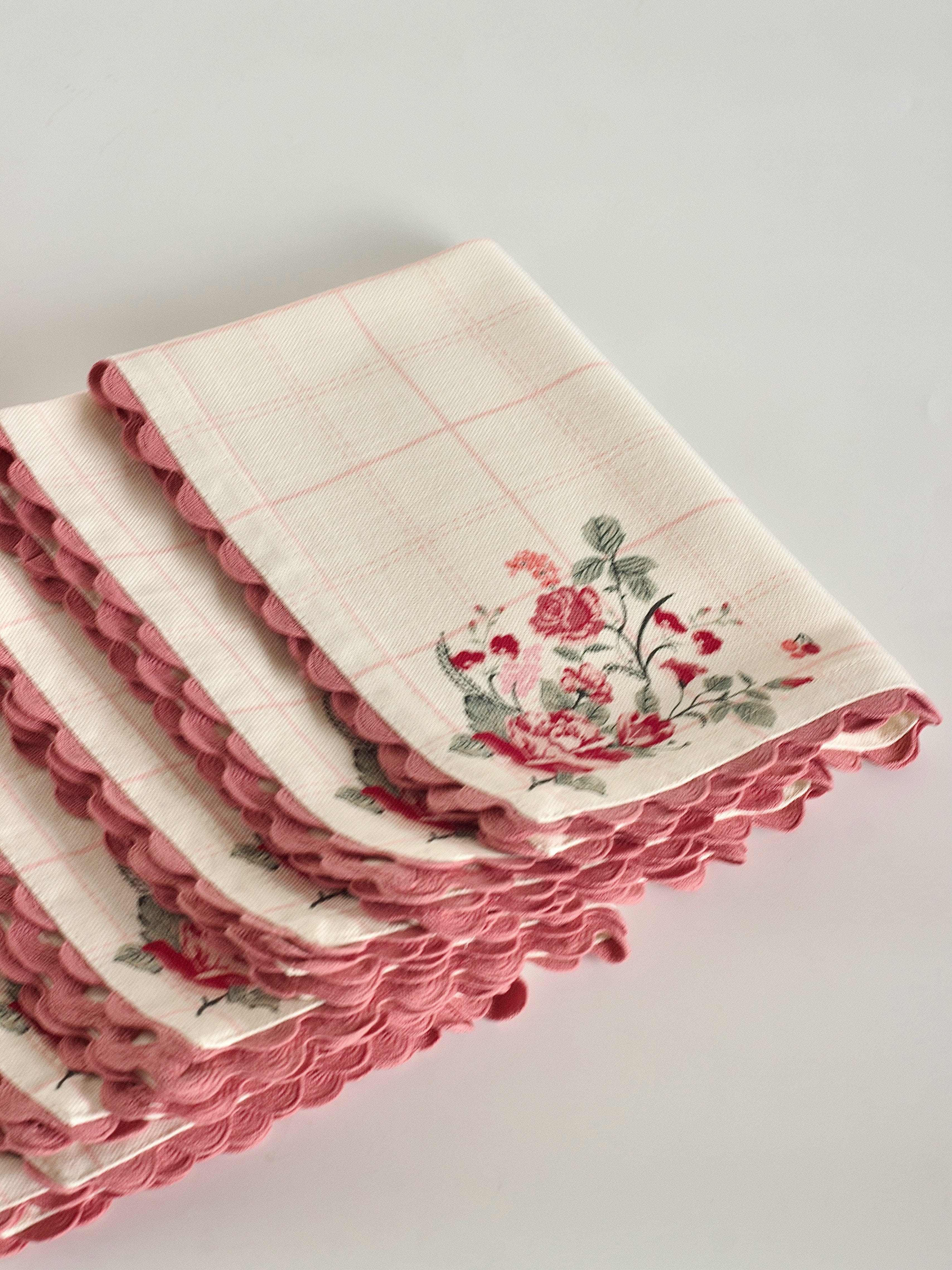 Blushstroke Fabric Placemats - Set of 6 | The Wishing Chair