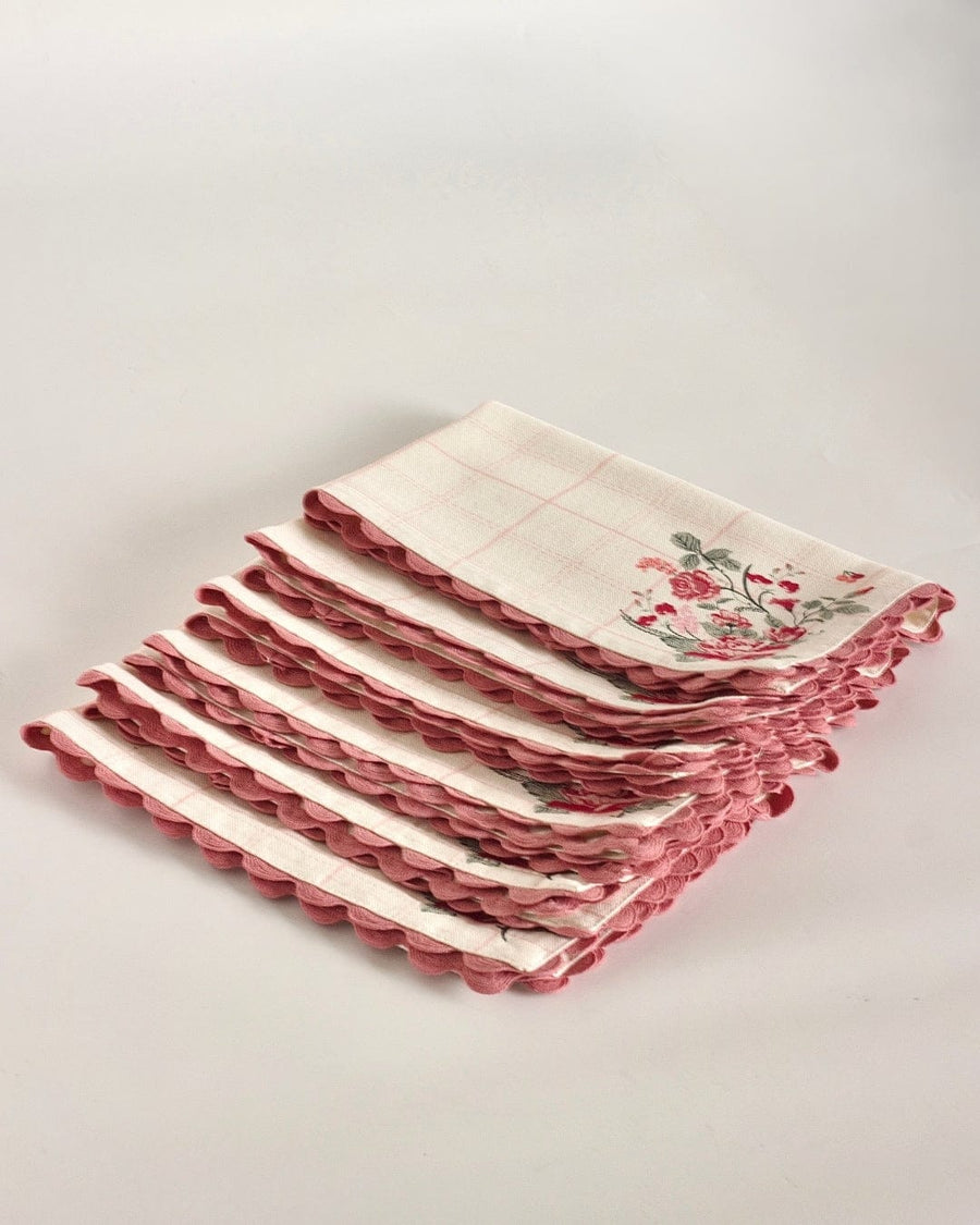 Blushstroke Fabric Placemats - Set of 6