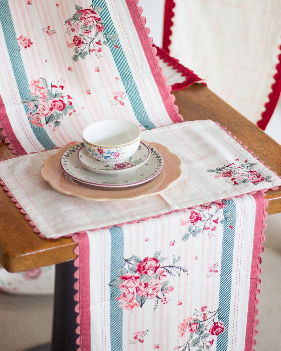 Blushstroke Fabric Placemats - Set of 6 | The Wishing Chair