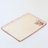 Blushstroke Fabric Placemats - Set of 6 | The Wishing Chair