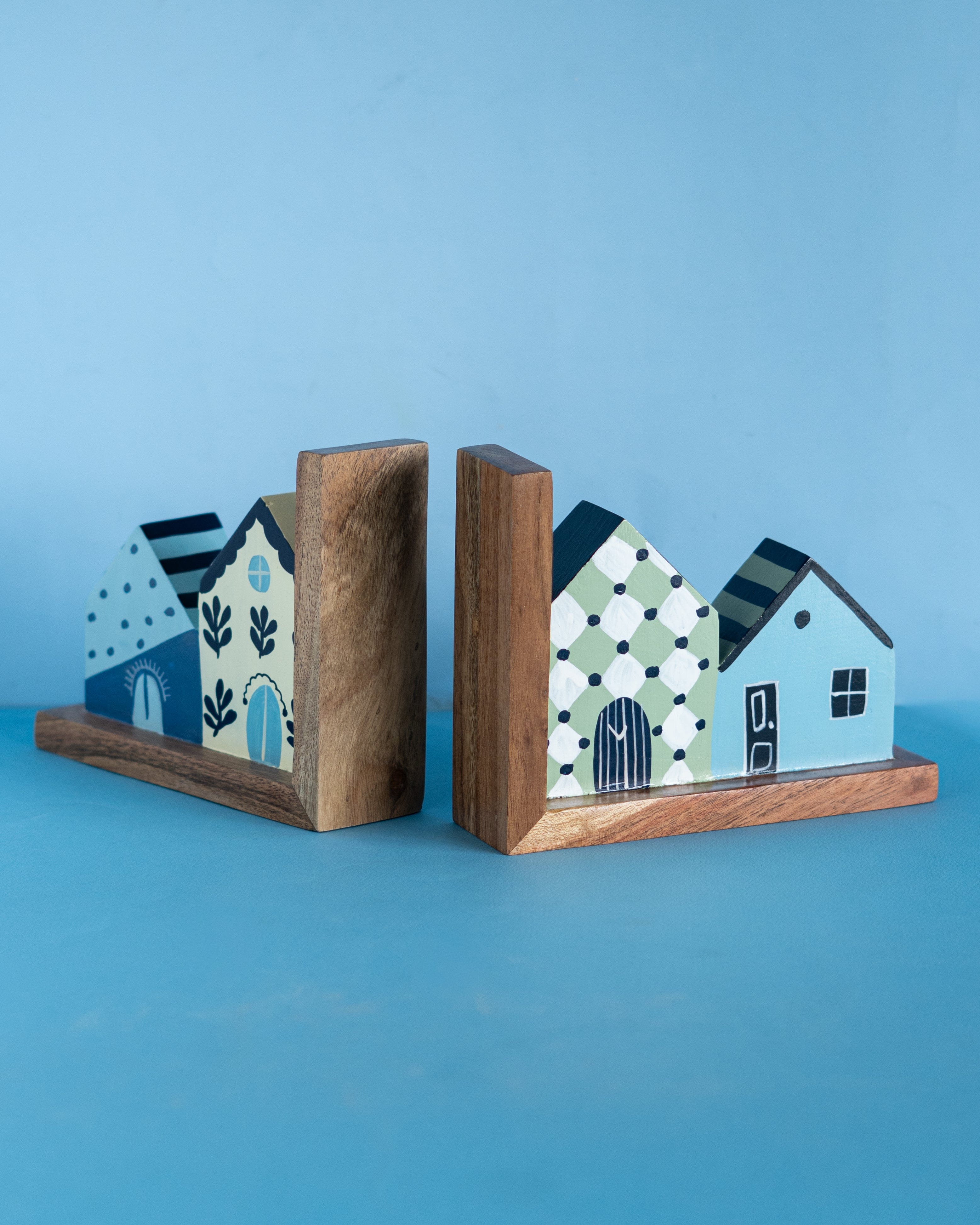 Book Nook Handpainted Bookends - Set of 2 | The Wishing Chair