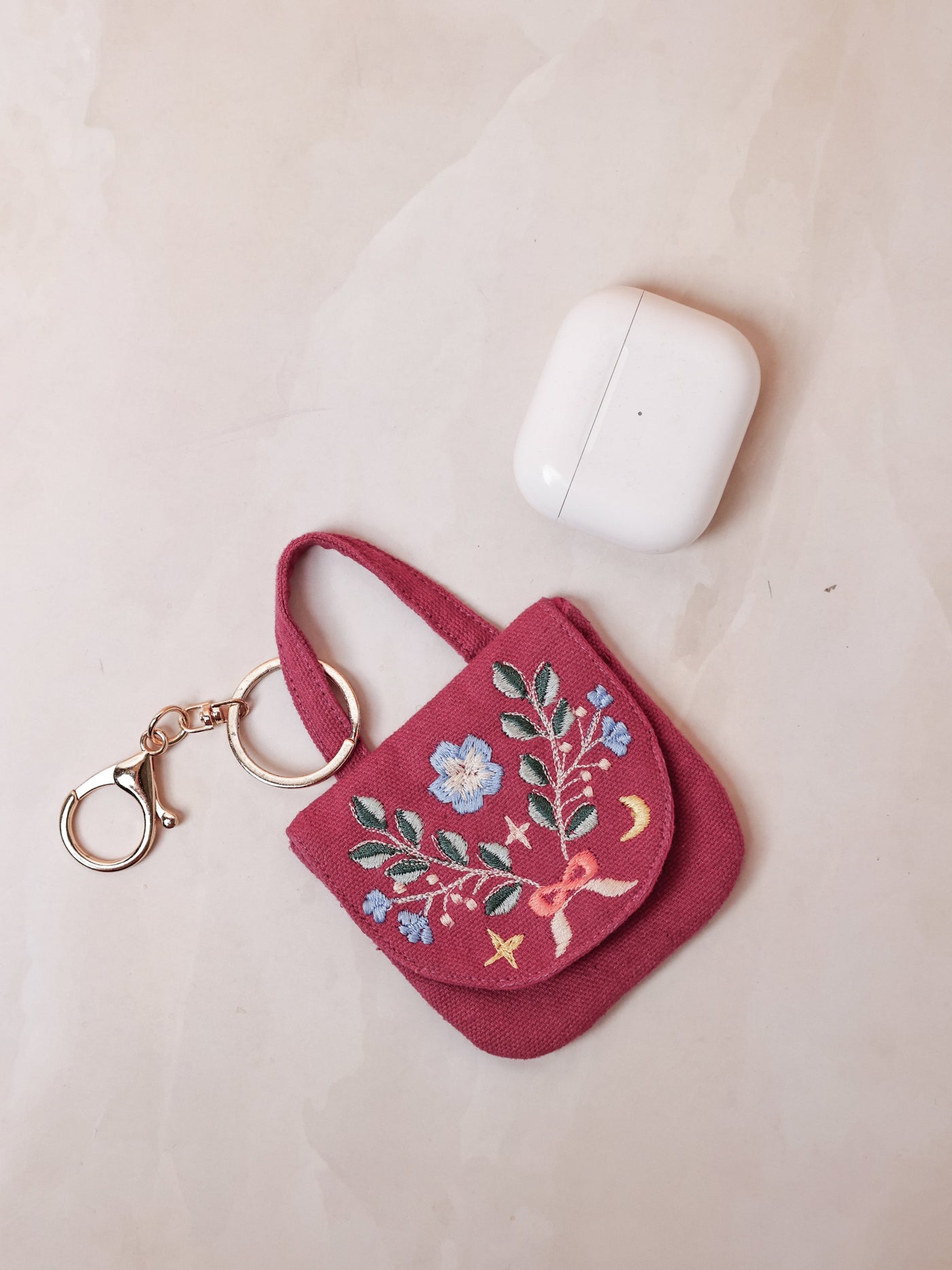 Botanica Airpod Case Storage Keychain