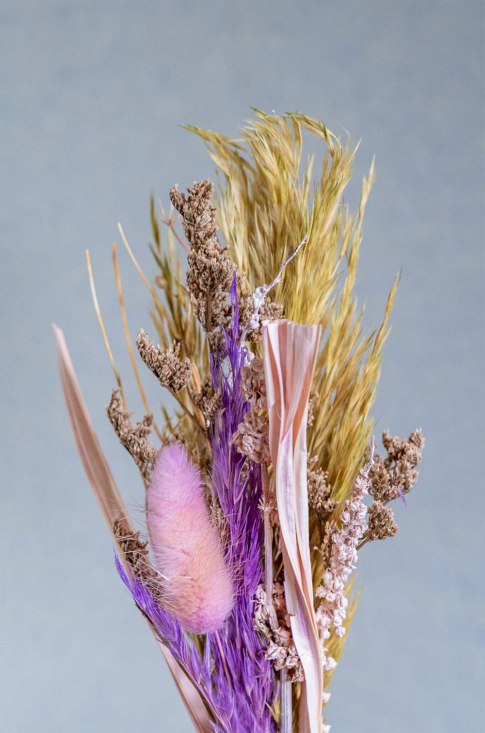 Bouquet of natural dried flowers