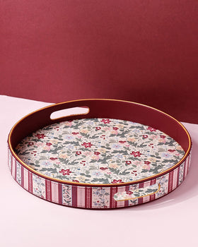 Botanica Vegan Leather Round Tray