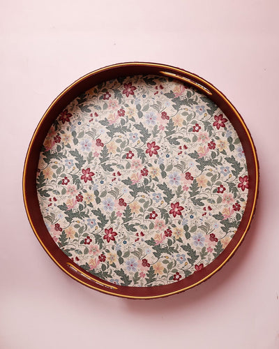 Botanica Vegan Leather Round Tray
