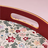 Botanica Vegan Leather Round Tray | The Wishing Chair