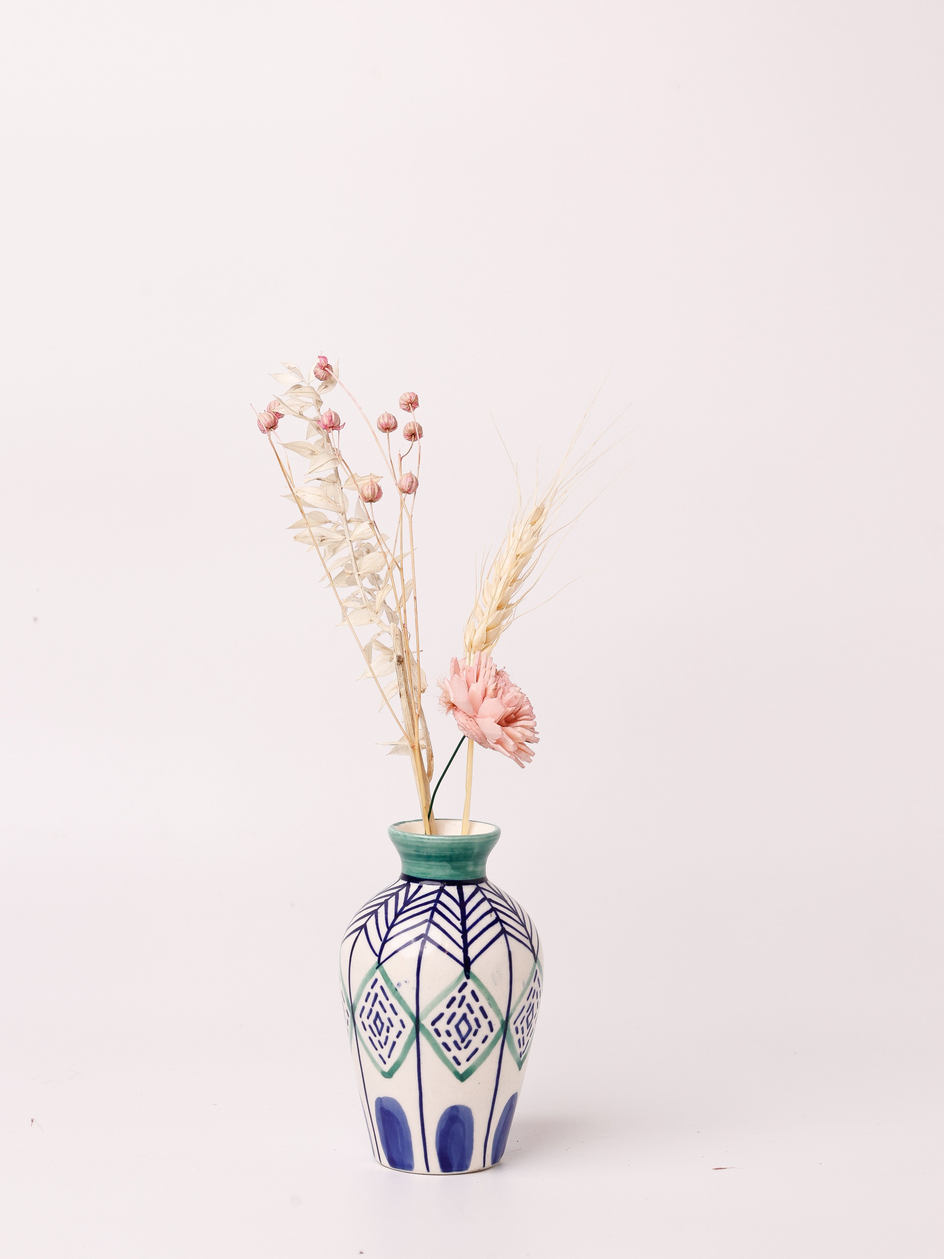 Botanical Charm Mini Vases - Set of 3 | The Wishing Chair