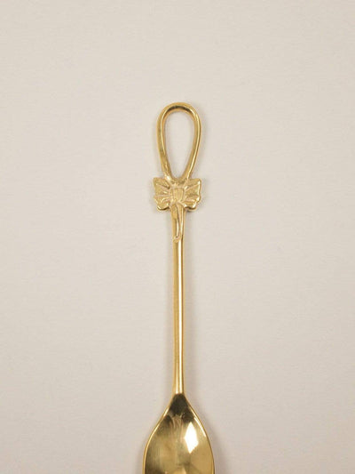 Bow Me Up Dessert Spoon Gold- Set Of 6