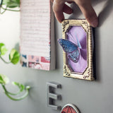 Bowette Metal Fridge Magnet Photoframe 2X3 Inches