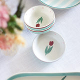 Bowl Skylark Handpainted Ceramic Nut Bowl - Set of 4