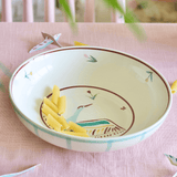 Bowl Skylark Handpainted Ceramic Pasta Bowl 21cm