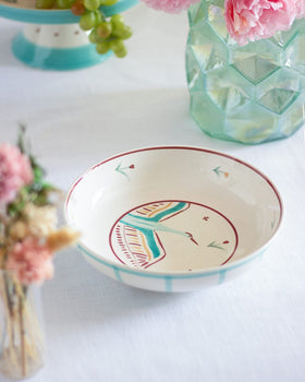 Bowl Skylark Handpainted Ceramic Pasta Bowl 21cm