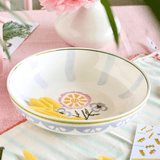 Bowl Sundrop Handpainted Ceramic Pasta Bowl 21cm | The Wishing Chair