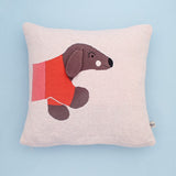 Bruno Knitted Cotton Cushion Cover